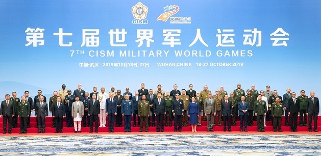 第七屆世界軍人運(yùn)動(dòng)會(huì)在武漢隆重開(kāi)幕 習(xí)近平出席